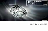 What’s New - Autodeskimages.autodesk.com/adsk/files/whatsnewmaya2011.pdf · rendering your fluid effect. New fluid emission methods give you more control over how fluid is emitted