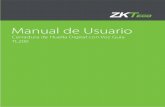 Manual de Usuario - ZKTeco Latinoamérica · 10 Manual de Usuario 3.6 Borrar Grupo de Usuario Pasos de operación 1) Si la verificación de administrador es por contraseña, por favor