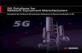 5G Solutions for Network Equipment Manufacturers · 2019-12-04 · components for schema-based component palette list and component library browser • Leverage sources and measurement