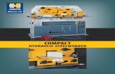 compact · 2012-04-26 · multiple punching applications. The universal bolster oﬀ ers the option of punching sheetmetal, ﬂ at bar, angle iron and the ﬂ ange of channel and