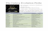 F The Galaxy Evolution Probe · John Steeves Mirror design Jet Propulsion Laboratory / Caltech ... gas column densities, ionization parameters, and metallicities with tracers unaffected