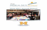 2016-2017 Annual Report - The Medical Artsthemedicalarts.med.umich.edu/uploads/7/5/4/2/75421731/map_annual... · reflected in an expressionistic score that flirted with violence and