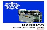 DF-156 HE Winch Owner’s Manual - BRT Marine...NABRICO DF-156-HE Hydra-Electric Winch Owner’s Manual 7 1.3 INSTALLATION OF WIRE ROPE (Refer to the operation section of this manual