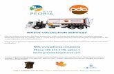 WASTE COLLECTION SERVICES - Amazon S3s3.amazonaws.com/pdc-prod/forms/38/City of Peoria... · WASTE COLLECTION SERVICES The City of Peoria contracts with PDC Services, Inc. (PDC) to