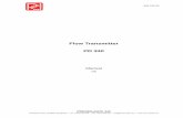 Flow Transmitter PD 340 (1).pdf502 010 05 Manual Flow Transmitter, PD 340 5/55 1 General information. 1.1 Introduction The PD 340 Flow Transmitter is a precision meter for the volumetric