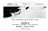 JANIS 75 CHAPTER XIII JOINT ARMY-NAVY INTELLIGENCE …janis 75 chapter xiii joint army-navy intelligence study of korea subject: janis 75 chapter xiii joint army-navy intelligence