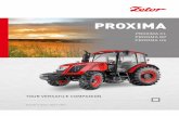PROXIMA CL PROXIMA GP PROXIMA HS - Jacob’s Service …proxima tractors are universal wheeled farm tractors specifically designed for working with agricultural implements, industrial