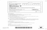 Pearson Edexcel Level 3 GCE Biology B A2 EB June 2017... · in Biology Monday 26 June 2017 – Morning Time: ... Pearson Edexcel Level 3 GCE Turn over . 2 *P52214A0236* DO NOT WRITE