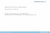 Mark Scheme (Results) Summer 2013 GCE Chemistry 6CH05/01 General Principles … · 2020-03-12 · GCE Chemistry 6CH05/01 General Principles of Chemistry II . 6CH05_01 13_06 Edexcel