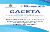 Reglamento Municipal de Mejora Regulatoria CORREGIDOdocumentos.huixquilucan.gob.mx/documents/Reglamentos... · 2019-11-07 · 5 XVII. Informe de avance: Al informe de avance programático