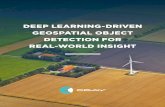 Deep Learning-Driven Geospatial Object Detection for Real ... · learning models from four variants of the dataset and three variant models. The AI Workflow for Geospatial Object