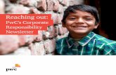 PwC’s Corporate Responsibility Newsletter · latest city in which we have launched such an initiative. PwCIF undertook a solid waste management programme in Salt Lake City, Kolkata,