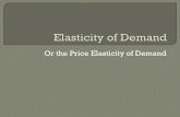 Elasticity of Demand - Loudoun County Public Schools · Elasticity Areas of greater Inelasticity P Q ... increases, thus a positive income elasticity of demand Inferior goods and