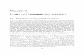 Chapter 6 Basics of Combinatorial Topologycis610/convex67.pdf · 2011-10-17 · Chapter 6 Basics of Combinatorial Topology 6.1 Simplicial and Polyhedral Complexes In order to study