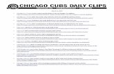 March 6, 2017 Lester makes spring debut; Cubs tie Rangers ...mlb.mlb.com/documents/5/8/6/218150586/March_6_ypta19sa.pdf · Lester makes spring debut; Cubs tie Rangers in slugfest