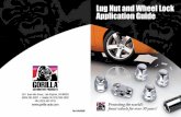 How to select the lug nut or wheel lockecx.images-amazon.com/images/I/A10YUI3XVcS.pdfHow to select the lug nut or wheel lock RemembeR This is Only a Guide! ATTENTION: The information