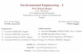 Environmental Engineering I · Environmental Engineering ± I Prof. Rajesh Bhagat Asst. Professor ... Water Supply & Sanitary Engineering by G. S. Birdie. 2) Water Supply Engineering