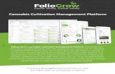 Cannabis Cultivation Management PlatformFolioGrow is a Cannabis Cultivation Management Platform developed with the express purpose of using math and algorithms to improve results and