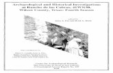 Archaeological and Historical Investigations at Rancho de ... No. 143.pdfArchaeological and Historical Investigations at Rancho de las Cabras, 41WN30, Wilson County, Texas: Fourth