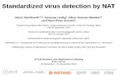 Standardized virus detection by NAT - BIPM · Standardized virus detection by NAT . Heinz Zeichhardt JCTLM Meeting Sèvres, 30 November - 01 December 2015 INSTAND IQVD GBD ICBS Outline