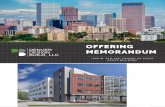 1098 W 4th Offering Memo CHES EDITS...PROJECT SUMMARY Denver Design Build LLC 100 Kalamath St., Denver, CO 80223 | 7 The proposed project is a 5 story oﬃce building including 24,968