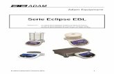 Serie Eclipse EBL - Adam Equipment UK Publications/Manuals... · 12.2.1 FORMATO DE SALIDA DE UNA LINEA 38 ... incluir la hora, fecha, número de la balanza y una verificación de