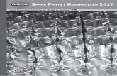 S partS / reServdelar 2017halehco.ir/wp-content/uploads/2017/12/HALLDE-Spare... · 870 14465 Screw LSKS M6X20 A2 70 Skruv LSKS M6X20 A2 70 1 900 1098 Planetwheels and gearing kit
