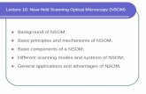 Background of NSOM; Basic principles and mechanisms of ...lzang/images/Lecture_16_NSOM.pdf · • Conventional spectroscopy measurements of nanoparticles require uniform size distribution