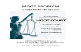 MOOT PROBLEM - LawOF · under Section 161 Criminal Procedure Code. In his earlier statement under that section he admitted that Dushyant Singh persuaded him to go out of his house