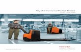 The BT Levio range - New Forklifts and Warehouse Equipment · The BT Levio P-series has a very low noise level, and is the quietest truck in its class. Li-ion battery technology The