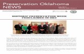 Preservation Oklahoma NEWSPOK News Page 6 SHPO PRESENTS 2017 CITATIONS OF MERIT On Thursday, June 8, the Oklahoma Historical Society’s State Historic Preservation Office presented