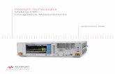 Keysight Technologies Making EMI Compliance Measurements · 07 | Keysight | Making EMI Compliance Measurements - Application Note Compliance EMI receiver requirements There are several