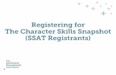 Registering for The Character Skills Snapshot (SSAT ... · Step 4: Review the Consent Form. After you register for the SSAT and click on “Character Skills Snapshot” you’ll be