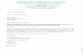 40th ANNUAL REPORT - Bombay Stock Exchangeannual report 2016-17 | 3 metalyst forgings limited (formerly known as ahmednagar forgings limited) notice notice is hereby given that the