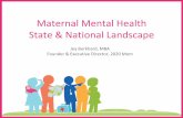 Maternal Mental Health State & National Landscapebenefits (which include MH). Large group plans need not cover EHB but if an EHB benefit is included there can be no annual lifetime