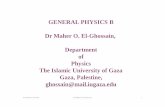 GENERAL PHYSICS B Dr Maher O. El-Ghossain, …site.iugaza.edu.ps/ghossain/files/2011/02/chapter-11.pdfIf you rub an inflated balloon against your hair, the two materials attract each