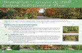 Brampton's Green & Fall Colour Self-Guided Tour...Brampton’s Green & Fall Colour Self-Guided Tour Page 1 of 4 For more information on our Lakes & Rivers or Floral Self-Guided Tours,