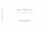 RISK THEORY - arXiv · theory for stochastic processes, and during the 1960-80’s it has turned out that many problems in queuing theory, storage theory and risk theory are closely