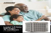 Luxaire LX Series Split System Air Conditioners Consumer ...Luxaire® LX Series Split System Air Conditioners Save up to 41 cents per dollar and potentially qualify for utility rebates