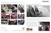 SPORTS SEATS COMPACTmqauto.it/wp-content/uploads/2018/02/Recaro-Sport-Compact-2013-10-ing1.pdf · RECARO climate package: seat ventilation and heating create the ideal seat temperature