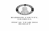 BARROW COUNTY, GAX(1)S(gr0y0sjci3vgqr2xbxx3rktv))/departments/budgets/... · funds for barrow county, georgia, for the fiscal year 2014 beginning october 1, 2013 and ending september