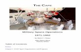Military Space Operations 1971-1992The Cape, Chapter I, Section 1 USAF Space Organizations and Programs Air Force Systems Command and Subordinate Space Agencies at Cape Canaveral Any