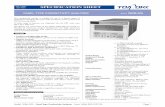 SPECIFICATION SHEET - Analyticon · Model: WBM-200 - Panel Type Conductivity Analyzer- Issue: WBM-200-0107-R0 Page 1 This conductivity monitor is suitable for use in a broad range
