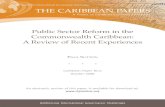 The Centre for International Governance Innovation THE ... · The Centre for International Governance Innovation THE CARIBBEAN PAPERS A Project on Caribbean Economic Governance Public
