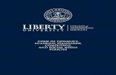 LUCOM CODE OF CONDUCT, ACADEMIC STANDARDS, · 2017-02-10 · LUCOM CODE OF CONDUCT, ACADEMIC STANDARDS, COMPUTING, AND SOCIAL MEDIA POLICIES I. PREAMBLE Liberty University students,