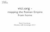vici.org...years ago with my two sons ..... we often visited the site of the 19th century fort ‘Vechten’ that also hides the remains of Roman Fectio ..... its Roman history intrigued