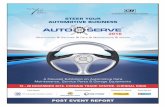 AUTOSERVE 2016 - Post Event Report · 2019-09-15 · POST EVENT REPORT OF AUTOSERVE 2016 The 7th edition of Autoserve was held from 18th to 20th November, 2016 at Chennai Trade Centre,