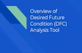 Overview of DFC Analysis Tool - Every drop counts!Desired Future Condition (DFC) 2010 2060 100 Feet 3 Importance of a DFC Management goal Means to gauge a district’s efforts What