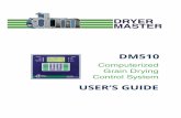Dryer Master DM510 Operations Manual...Dryer Master DM510 Operations Manual Dryer Master DM510 Users Guide ... USA & Canada – Toll Free – 1-888-318-0009 E-mail: info@dryermaster.com