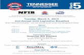 NFIB/TENNESSEE SMALL BUSINESS DAY AT THE CAPITOL · Sarah Waters at 615-872-5331 or sarah.waters@nfib.org TENNESSEE NFIB/TENNESSEE SMALL BUSINESS DAY AT THE CAPITOL 7 a.m. – Noon